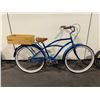 Image 2 : NO NAME BLUE SINGLE SPEED CRUISER BIKE