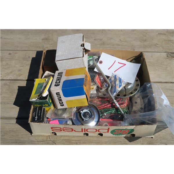 Lot of Farm Hardware - Screws, Bungee Cords, etc.