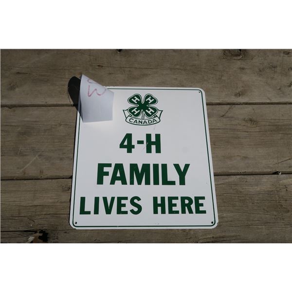 4H Steel Sign - 12x14"