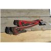 Image 2 : 2 Pipe Wrenches - 14 & 18"