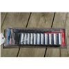 Image 1 : 12pc Craftsman 1/2" Drive Metric Deep Socket Set - 13mm - 27mm