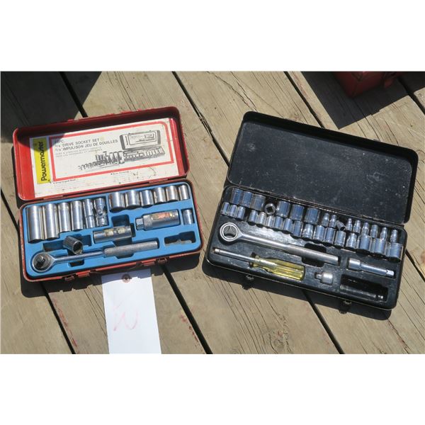 3/8" & 1/4" Socket Sets