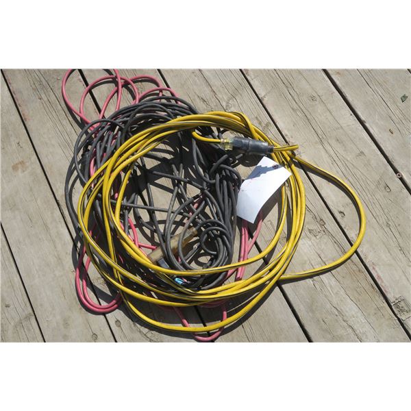 Lot of Assorted Extension Cords