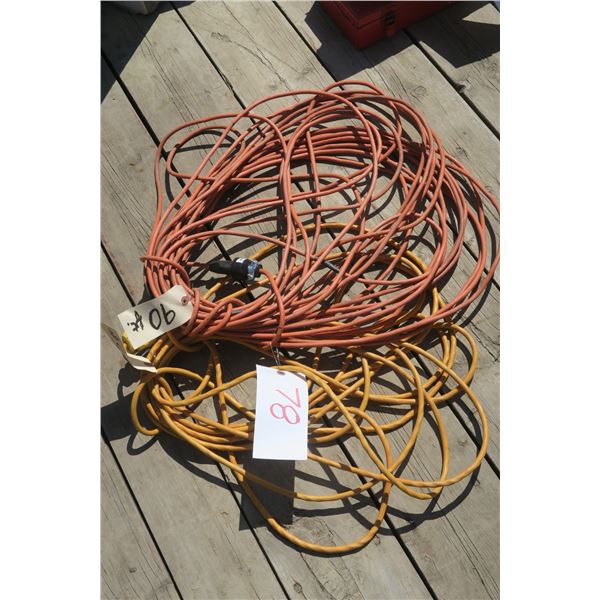 2 - Extension Cords - 45 & 90ft.