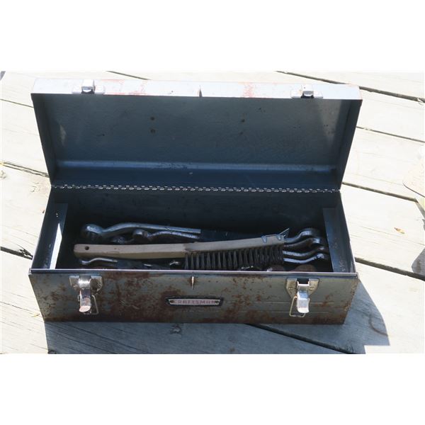 Tool Box w/ Assorted Wrenches