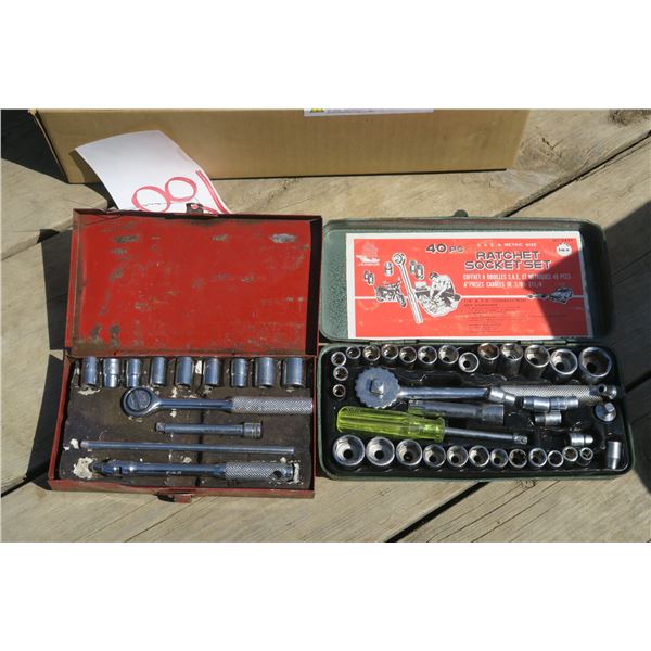 2 Assorted Socket Sets