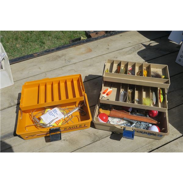 2 Tackle Boxes - 1 has Contents