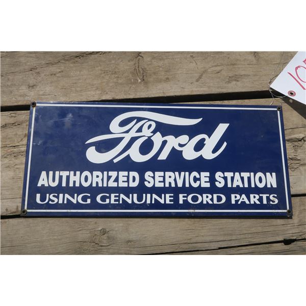 Ford Tin Sign - 8x18"