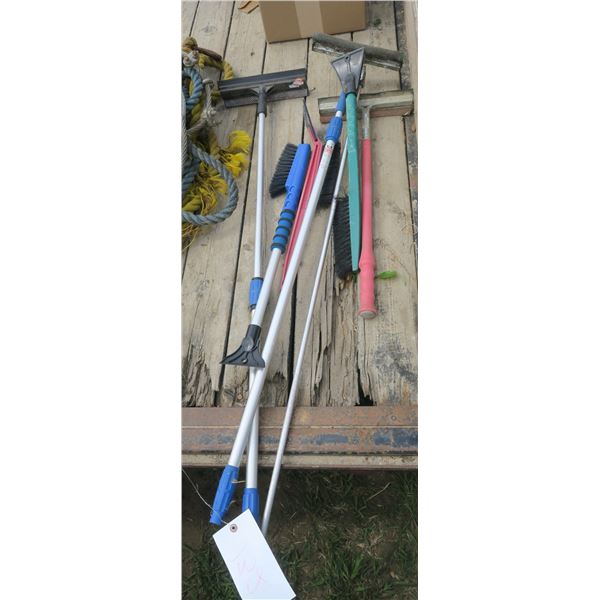 Lot of Squeegees & Wash Wands
