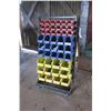 Image 1 : 2-Sided Bolt Bin on Wheels - 28W x 52H in.