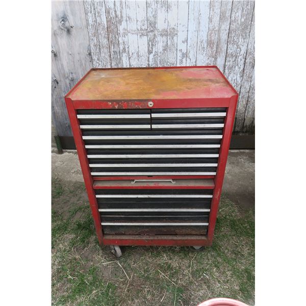 Tool Box on Wheel w/ Contents - 27x18x42"