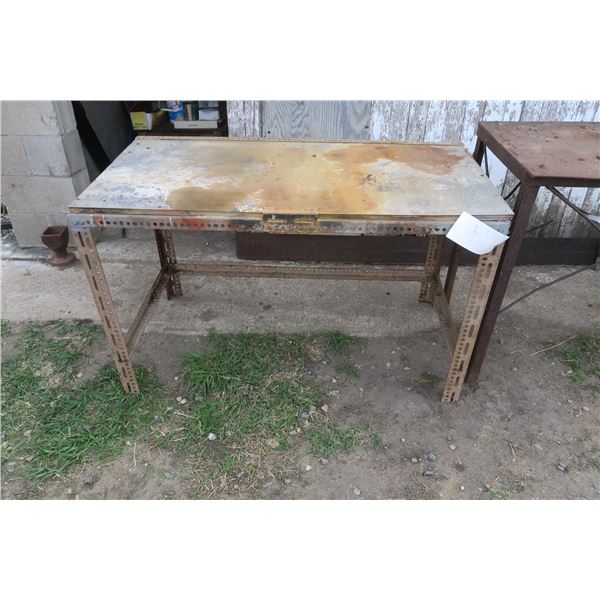 Metal Work Table - 24x48x30H in.