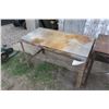 Image 4 : Metal Work Table - 24x48x30H in.