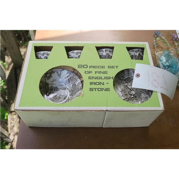20pc. Iron-Stone Dinner Set - NOS