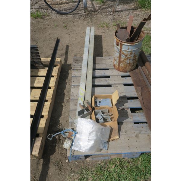 2x6ft. Barn Track Pieces - Comes with Hardware