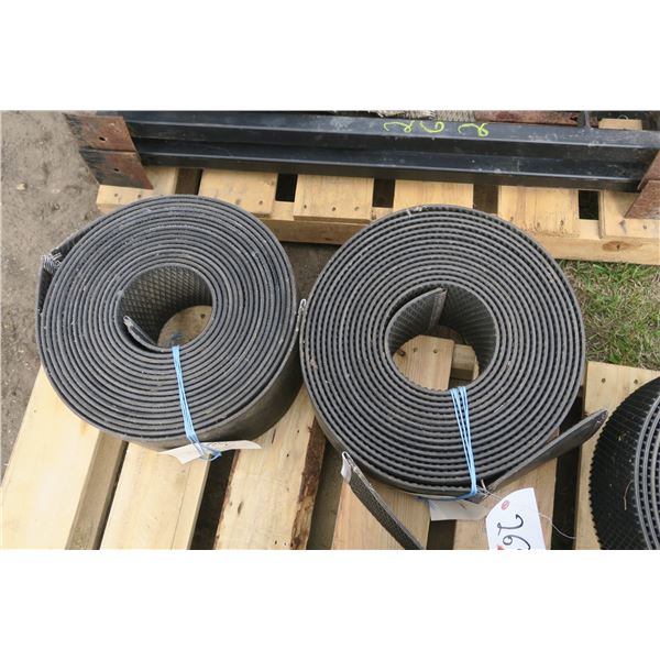 2 Rolls Baler Belt - 529" Each