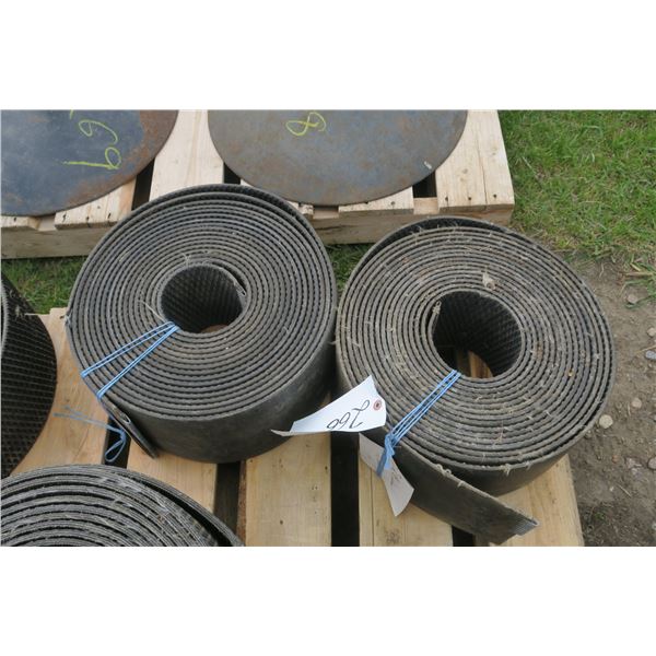 2 Rolls Baler Belt - Approx. 526" Each
