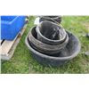 Image 1 : 5 Rubber Troughs & Rubber Pail