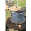 Image 2 : Partial Roll of Electric Fence Wire with Cart