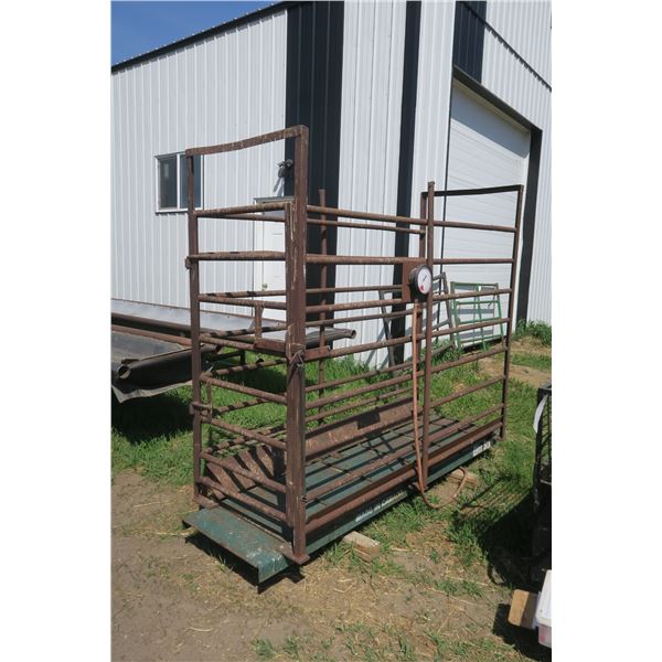 3000lbs Cattle Scale w/ Cage