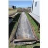 Image 1 : Oil Pipe Feed Trough with Belting - 30ft