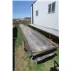Image 2 : Oil Pipe Feed Trough with Belting - 30ft