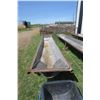Image 1 : Oil Pipe Feed Trough with Belting - 20ft