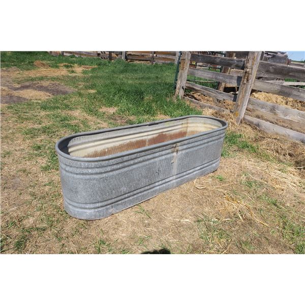 Galvanized Water Trough 7ft. Long x 2ft.