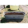 Image 3 : Galvanized Water Trough - 7ft. Long x 2ft.