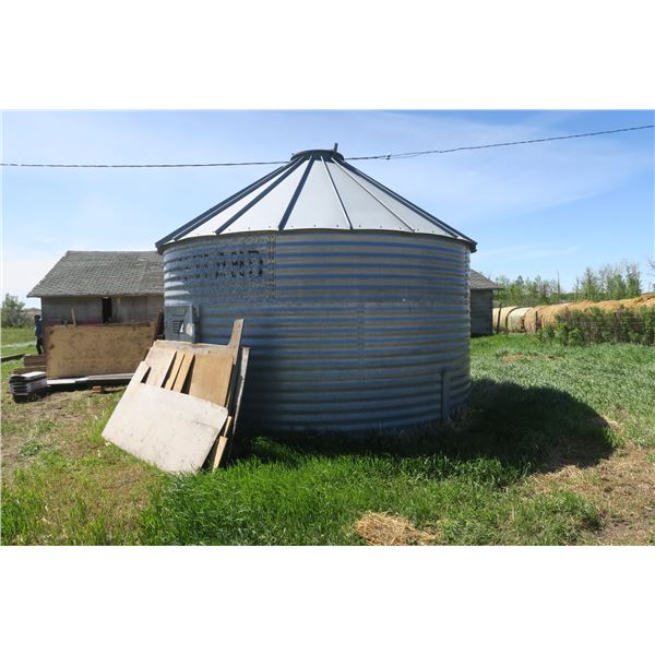 1560 Bushel Chief Westland Steel Bin,  No Floor (Bin Only)