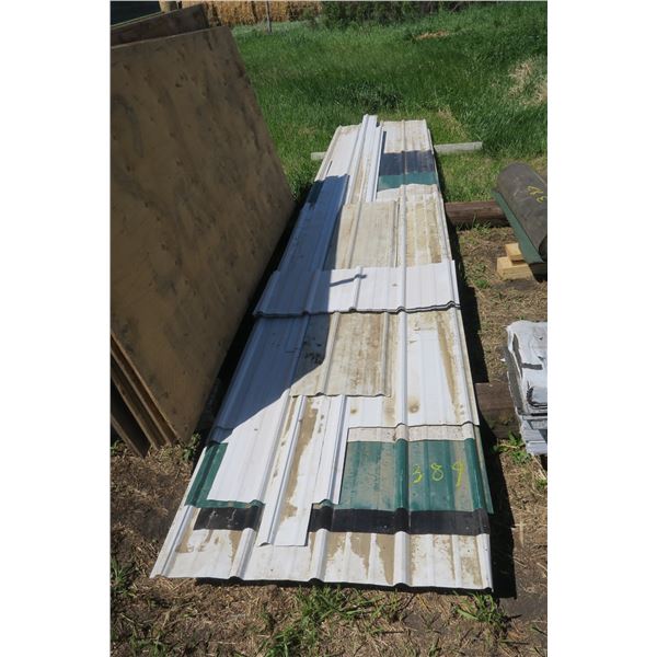 Assorted Tin/Metal Siding Pieces