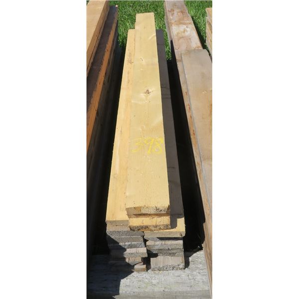 2x6" Rough Cut 5.5ft. Long - 17pc.