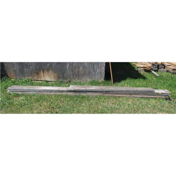 2x10" Rough Cut Double Plank (2) - 16ft Long