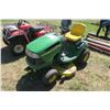 Image 1 : John Deere LA125 Garden Tractor w/ 42" Belly Mower