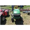 Image 4 : John Deere LA125 Garden Tractor w/ 42" Belly Mower