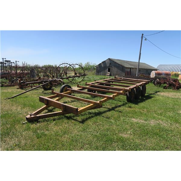 Triple Axle Bale Wagon - 26x8ft.