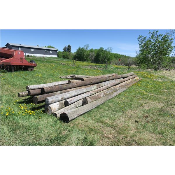 Approx. 20 Telephone Poles - Assorted Sizes 20-40ft - More long than Short