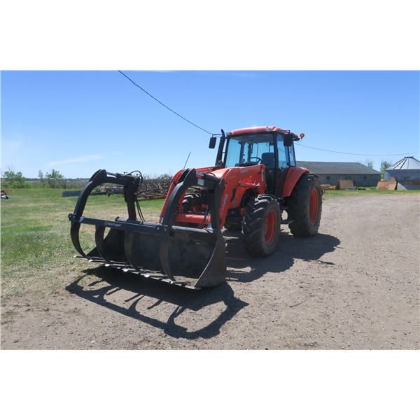 Kubota M108S Tractor with Loader, Bucket & Grapple, 108HP 1831Hrs. - See Description for INFO