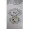 Image 1 : (2) Floral Dishes (one is stamped Bavaria Schumann)