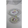 Image 2 : (2) Floral Dishes (one is stamped Bavaria Schumann)