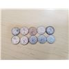 Image 2 : 10 Silver Canada Dimes 10 cents