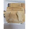 Image 5 : Handymans leather tool belt & old hack saw