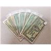 Image 1 : Set of (7) Canadian One Dollar Bills (Years: 1937,1954, 1967, 1973,)