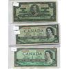 Image 2 : Set of (7) Canadian One Dollar Bills (Years: 1937,1954, 1967, 1973,)