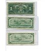 Image 3 : Set of (7) Canadian One Dollar Bills (Years: 1937,1954, 1967, 1973,)