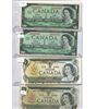 Image 4 : Set of (7) Canadian One Dollar Bills (Years: 1937,1954, 1967, 1973,)