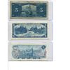 Image 3 : Set of (7) Canadian Five Dollar Bills (Years: 1937, 1954, 1972, 1979, 1986, 2002, 2006)