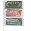 Image 2 : Set of (6) Assorted Canadian Bills From $1-$50 (Years: $1-1937, $2-1974, $5-1954, $10-1989, $20-1954