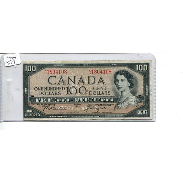 1954 Canadian $100 Bill (1804108)