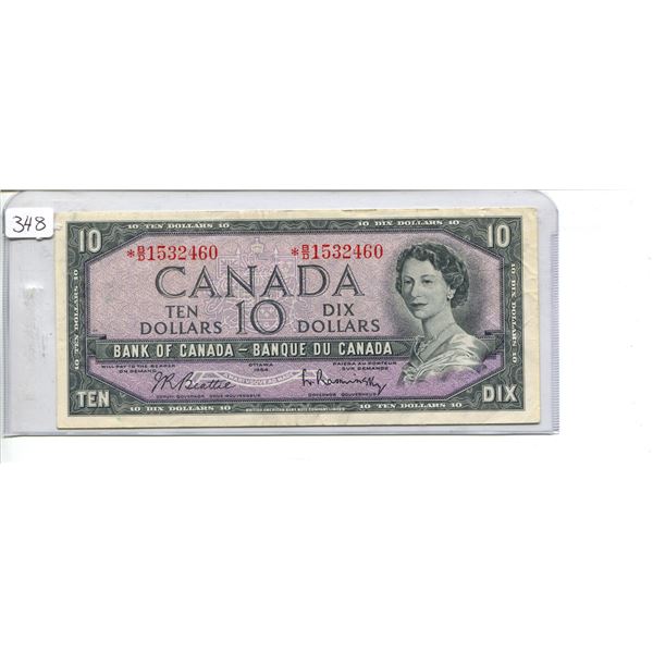 1954 Canadian $10 Bill (*1532460)